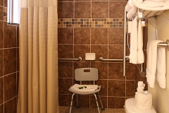 ADA Accessible Shower at Clover Creek Inn