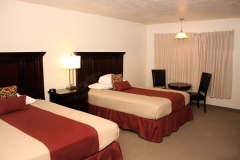 Two Queen Beds in Hotel Room at Clover Creek Inn